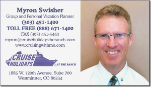 image of travel agent business card