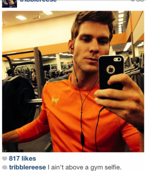 De gym selfie: 'Kijk eens hoe hard ik train!' (2).