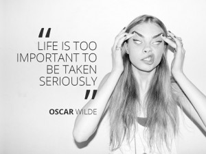 Oscar Wilde with a little help from Cara Delevingne #quote