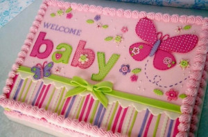 Cute Baby Shower Cakes Sayings For A Girl