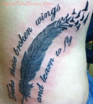 More Tattoo Images Under: Feather Tattoos