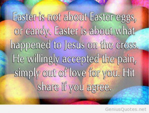 Easter eggs quote with fun