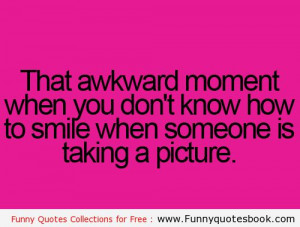 Awkward moment when taking a picture