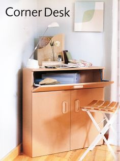 desk tackles the paperwork clutter while taking up minimum space ...