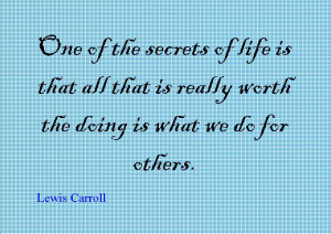 Quote of the Day : Lewis Carroll