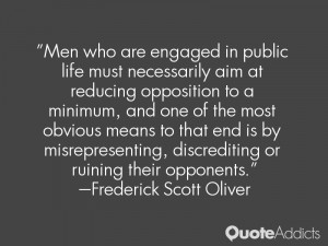 Quotes by Frederick Scott Oliver