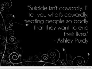 Suicide Is Not Cowardly
