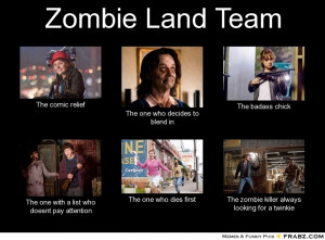 zombie land team the comic relief the one who decides to blend in the ...