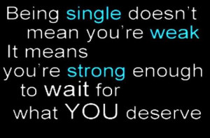 Being Single Quotes Image - Simple Quotes Image