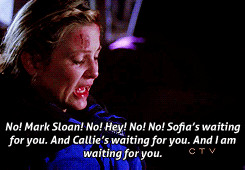 Grey's Anatomy arizona robbins mark sloan i was screaming so loud i ...