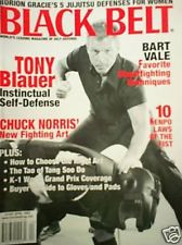 Black Belt 4/02 Tony Blauer/Rorion Gracie/Chuck Norris/Bart Vale/Kenpo ...
