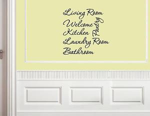 ... -Combo-Pack-Welcome-Kitchen-Vinyl-wall-decals-quotes-lettering-0567