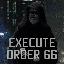 ... Anakin Skywalker darth sidious Palpatine the emperor execute order 66