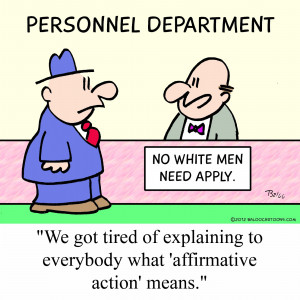 Affirmative Action cartoon