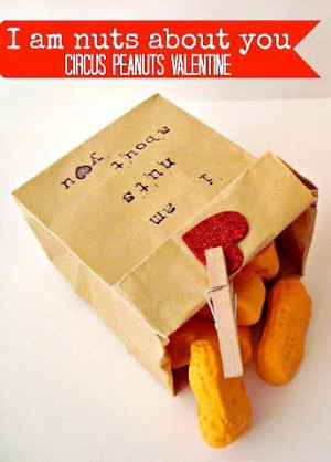 am Nuts About You (Circus Peanuts Valentine idea) #DIY #Valentine ...