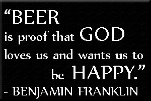 Benjamin Franklin Beer Quote Image