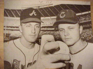 WIREPHOTO: Phil Niekro - {05/24/69} 'Brothers Niekro' (Braves ...