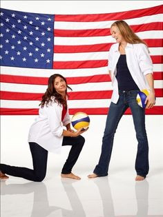 Our fave #Olympic beach #volleyball ladies Misty May-Treanor and Kerri ...