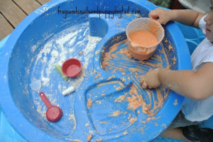 ... Puppy Dog Tail (FSPDT): Apple Scented Sensory Play- Fall Sensory Table