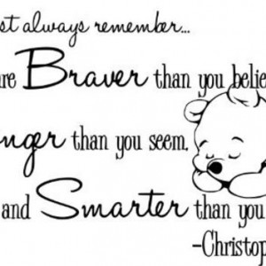 Winnie The Pooh Christopher Robin-Home Decor-Wall Decal-Wall Art-25 ...