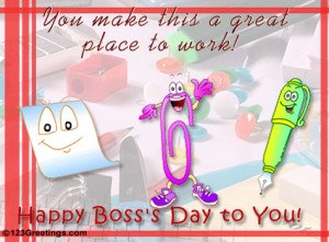 Bosses Day Clip Art Happy boss day quote