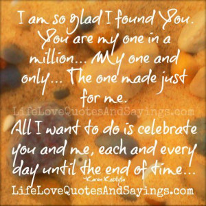 am so glad I found You...