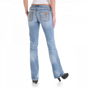 Wrangler 09MWZQU Premium Patch Mae Dancing Queen Low Rise Jeans