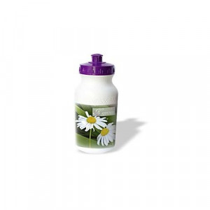 Happiness Daisy Flowers Inspirational Quotes Water Bottles Sports