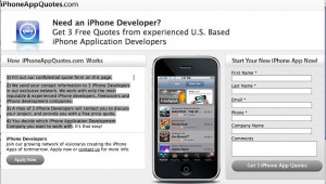 Need an iPhone Developer? Get 3 quotes from iPhoneAppQuotes.com