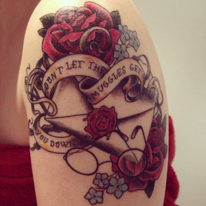 Don't let the Muggles get you down Harry Potter Tattoo