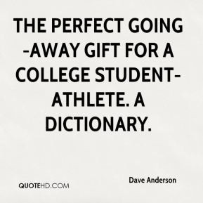 Dave Anderson - The perfect going-away gift for a college student ...