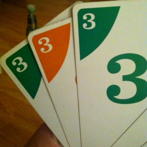 ... number, and every solution to all my problems will forever be: 3