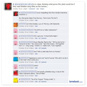 Winter Wankerland Funny Facebook Status Messages and Facebook Fails ...