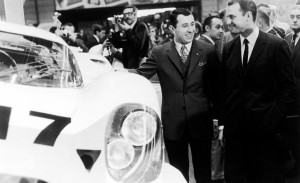 Porsche 917 race car, Gerhard Mitter, and Dr. Ferdinand Karl Piëch