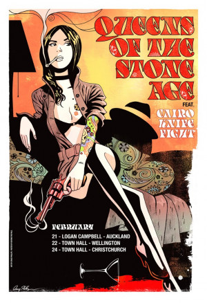 Queens of the Stone Age Posters by Rhys Cooper and Ken Taylor on sale ...