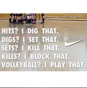 Nike Volleyball Quotes Tumblr Quotes for volleyball players