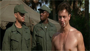 Tom Hanks, Gary Senise and Mykelti Williamson had a little Forest Gump ...