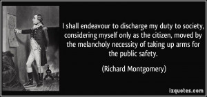 Richard Montgomery Quote