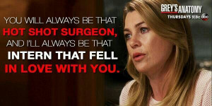 ... Grey to Derek Shepherd, Grey's Anatomy season 10 finale quotes