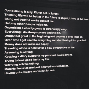 Stefan Sagmeister's list. #graphicdesign #designidol #TED # ...