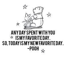 Winnie the Pooh ♥- this would be a cute quote to put on the wall for ...