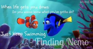 Dory Nemo Quotes Just Keep Swimming