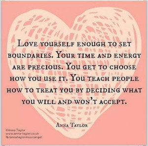 Love Yourself Enough to Set Boundaries