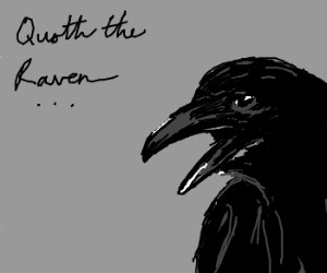 Edgar Allan Poe's raven