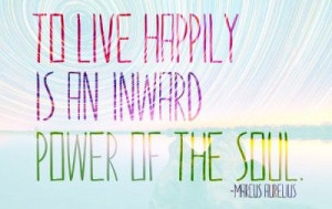 To live happily is an inward power of the soul. #SoulSunday