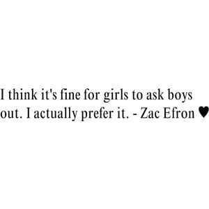 Zac Efron Quote ♥