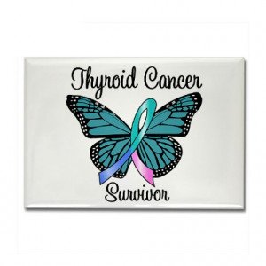 Thyroid Cancer Faith Butterfly Ribbon - Wedding Stamps