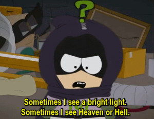 gif south park kenny captain hindsight mysterion Mysterion Rises ...