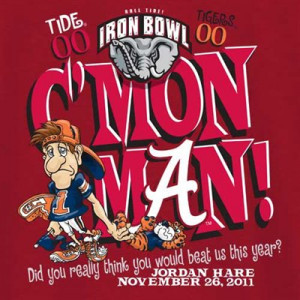 Get your 2011 Iron Bowl T-Shirts to celebrate Alabama’s victory over ...
