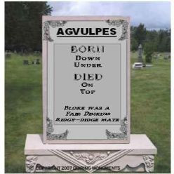 Fun With Gravestones and Tombstone Sayings: Kill Your Friends and ...